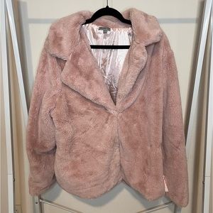 Pink Faux Fur Jacket